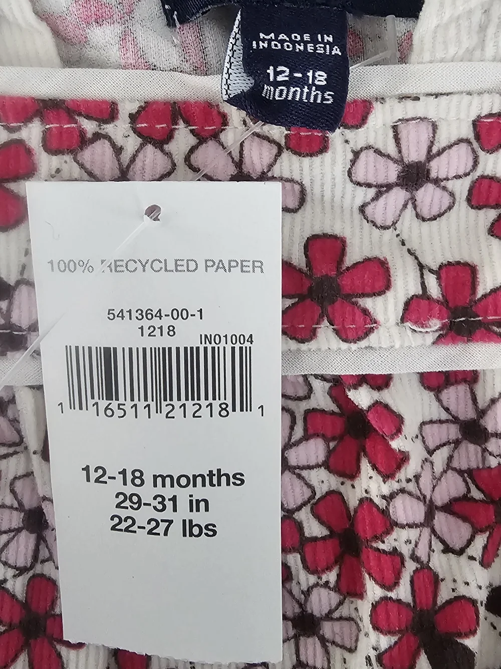 Girls Floral & Butterfly Cream Dress